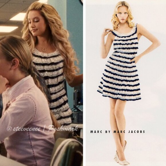 Marc by Marc Jacobs Caroline Tiered Eyelet Lace Dress ASO Sharpay Evans - Picture 2 of 10